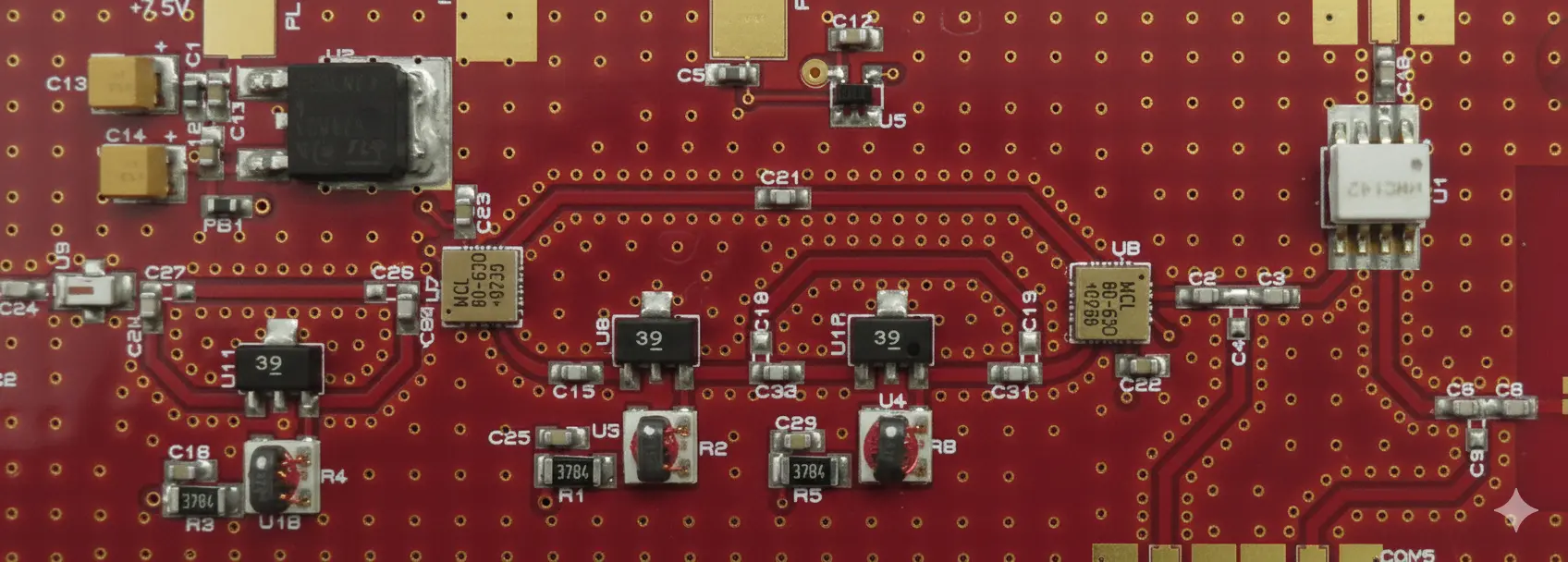 Stitching vias, solid ground planes, and controlled return paths engineered into every board from revision zero