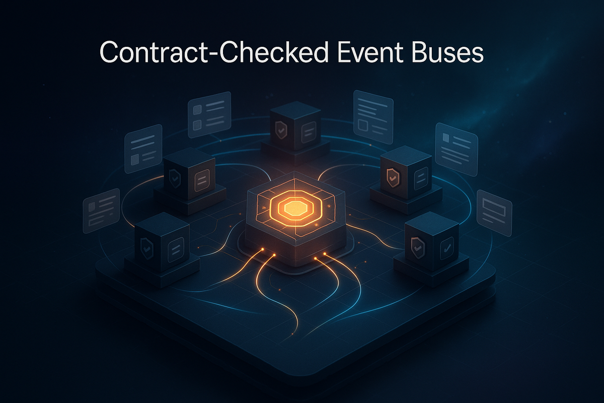 Contract-Checked Event Buses: Making Pub/Sub Safe Between Micro-Features