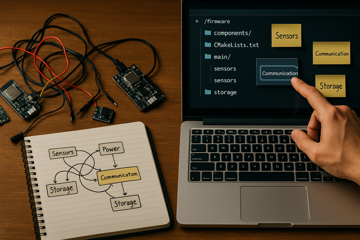 Building Modular Firmware with CMake in ESP-IDF: A Real-World Implementation