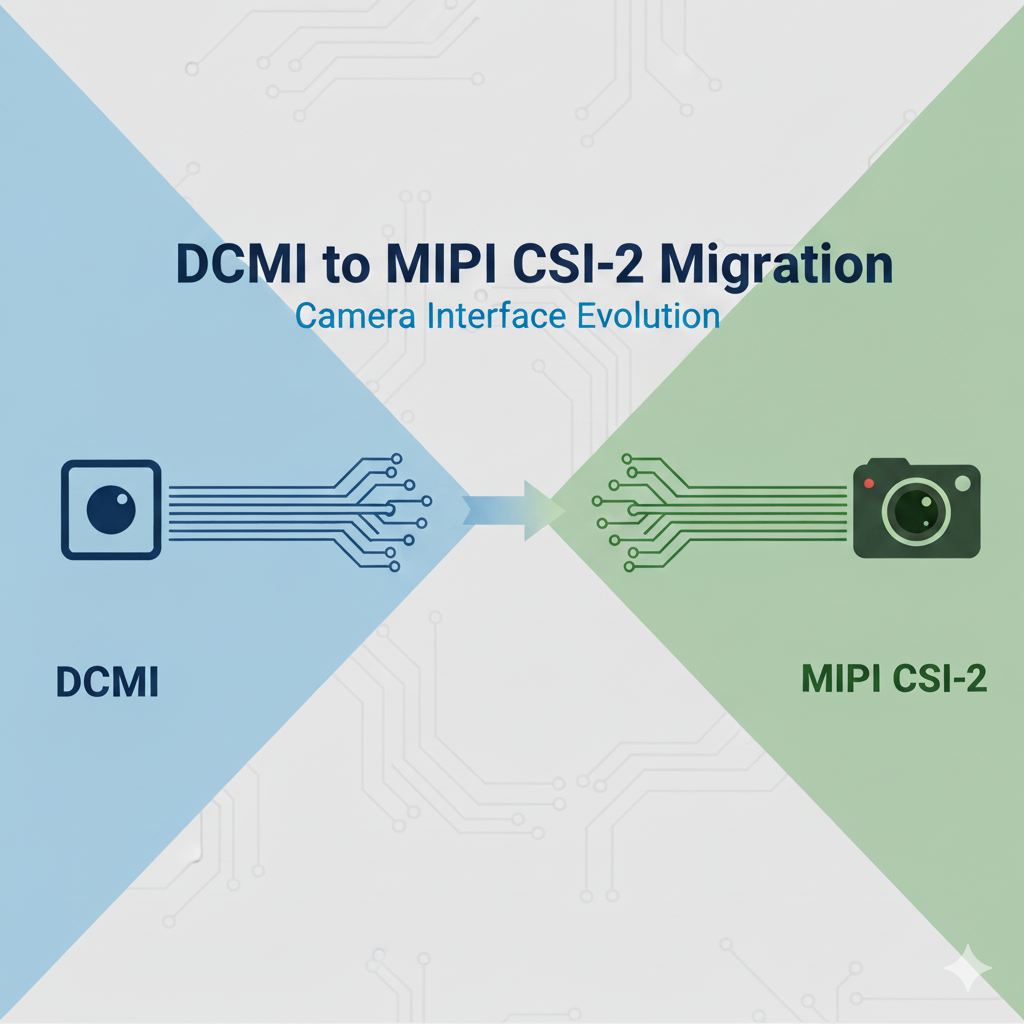 Migrating from DCMI to MIPI CSI-2: Embedded Camera Interfaces for the Next Generation