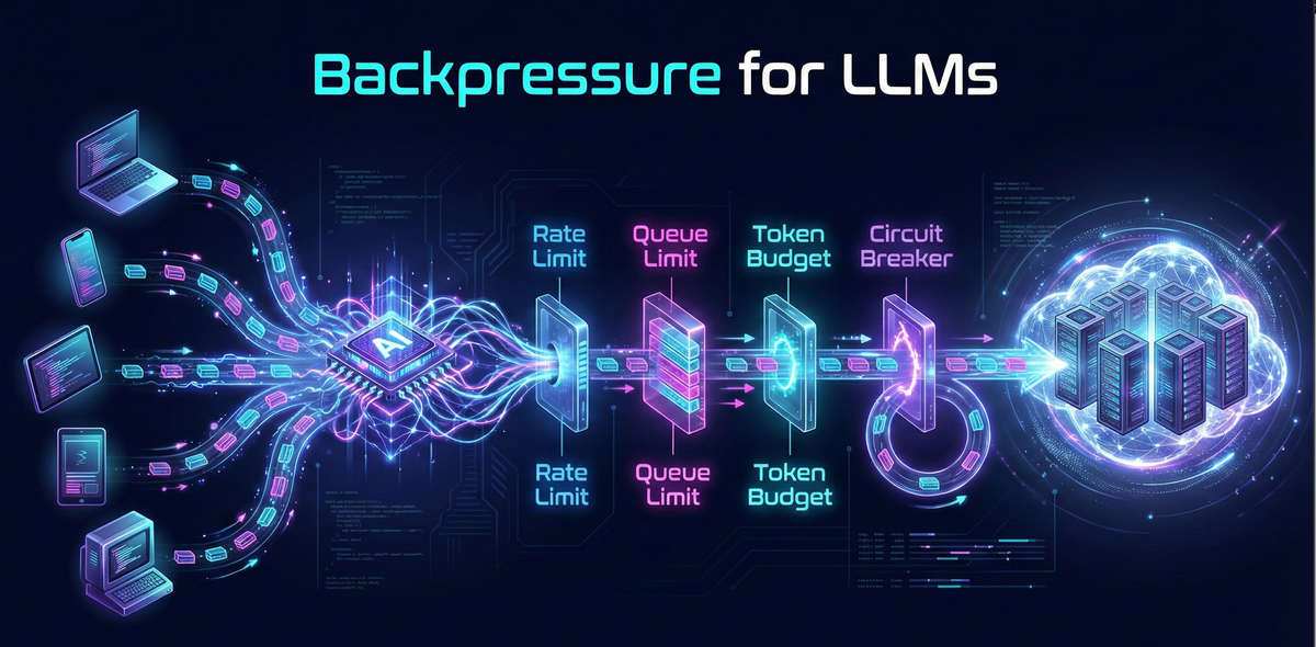 Backpressure for LLMs: Managing Load Spikes and Token Floods in Real-Time AI Services