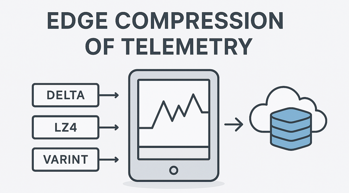 Edge Compression of Telemetry: Delta, Varint, LZ4 & MessagePack