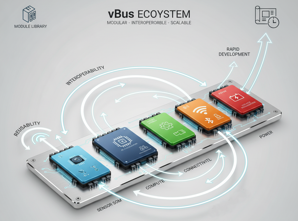 Designing vBus: A Universal  Bus Architecture for Modular Embedded Systems