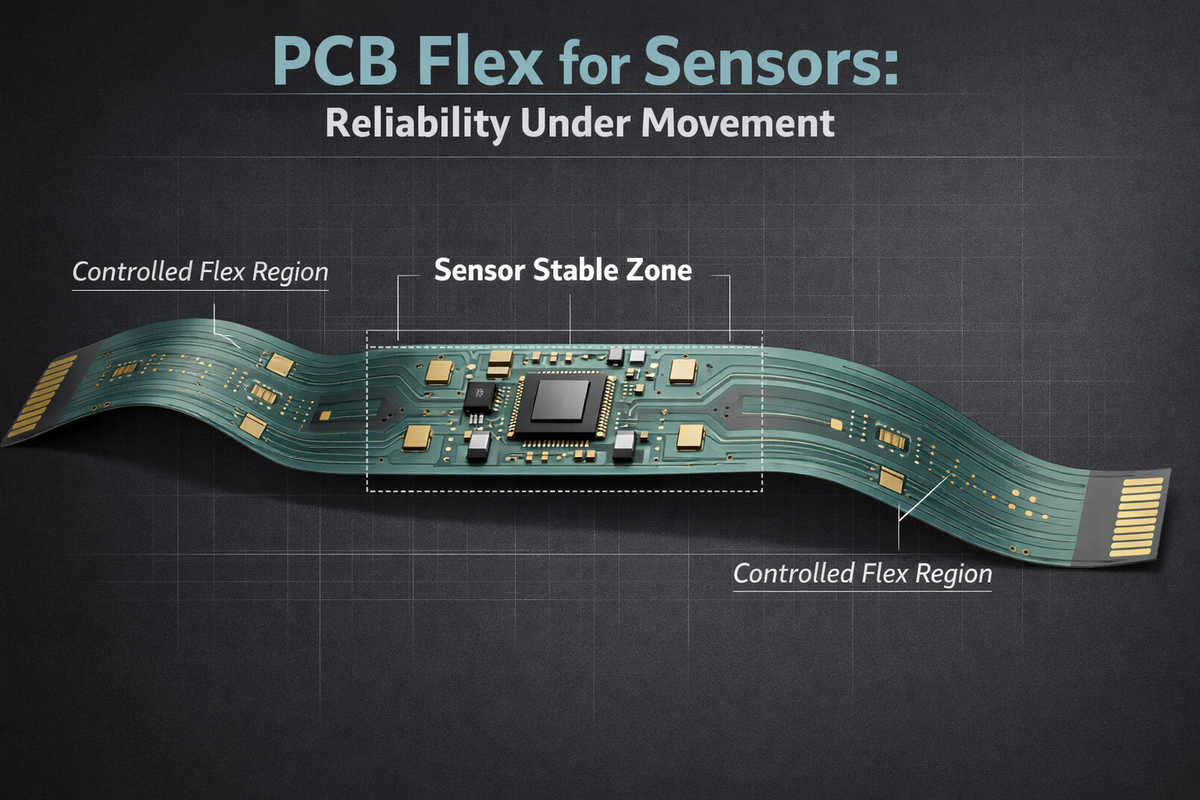 PCB Flex for Sensors: Designing Reliability Under Movement
