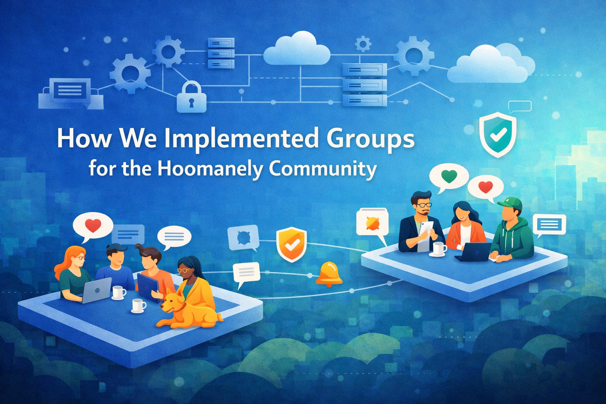 How We Implemented Groups for the Hoomanely Community