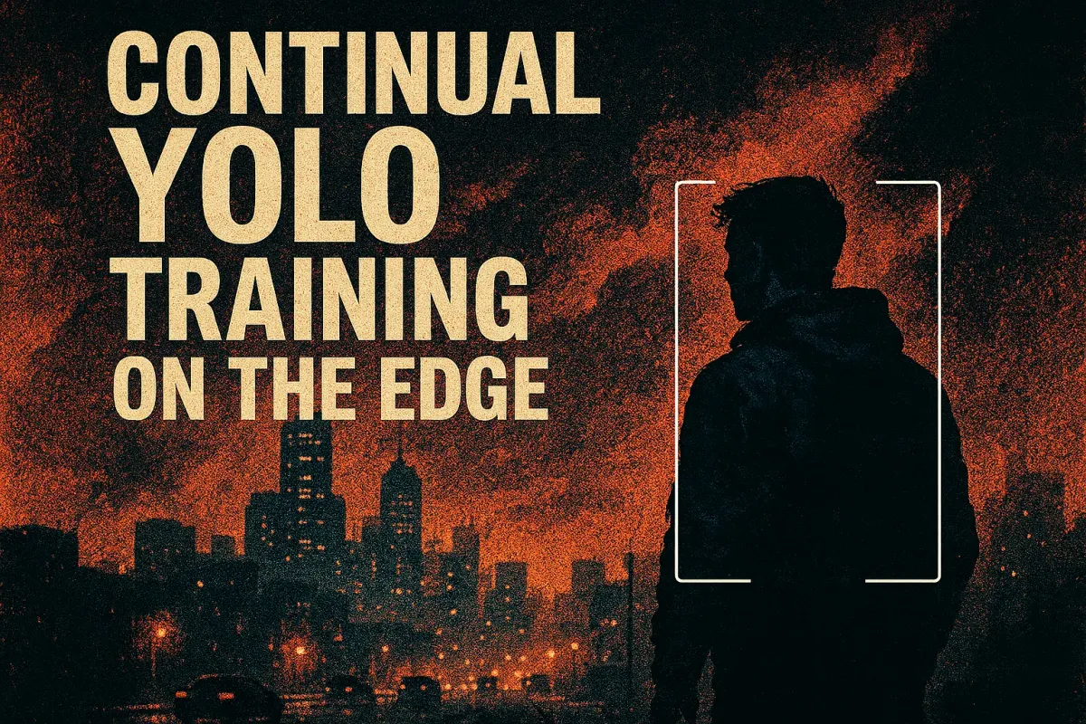Continual YOLO Training on the Edge