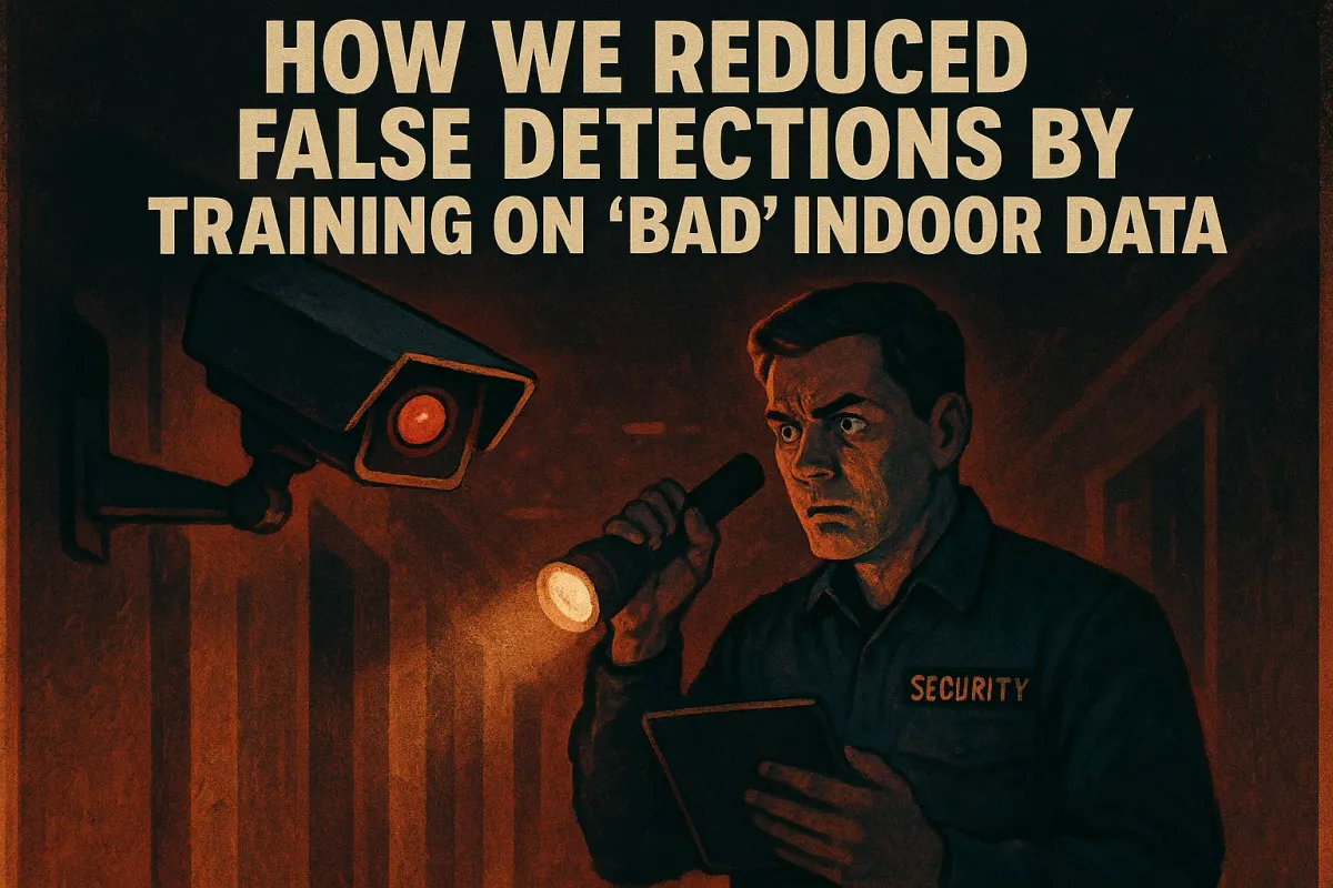 How We Reduced False Detections by Training on “Bad” Indoor Data