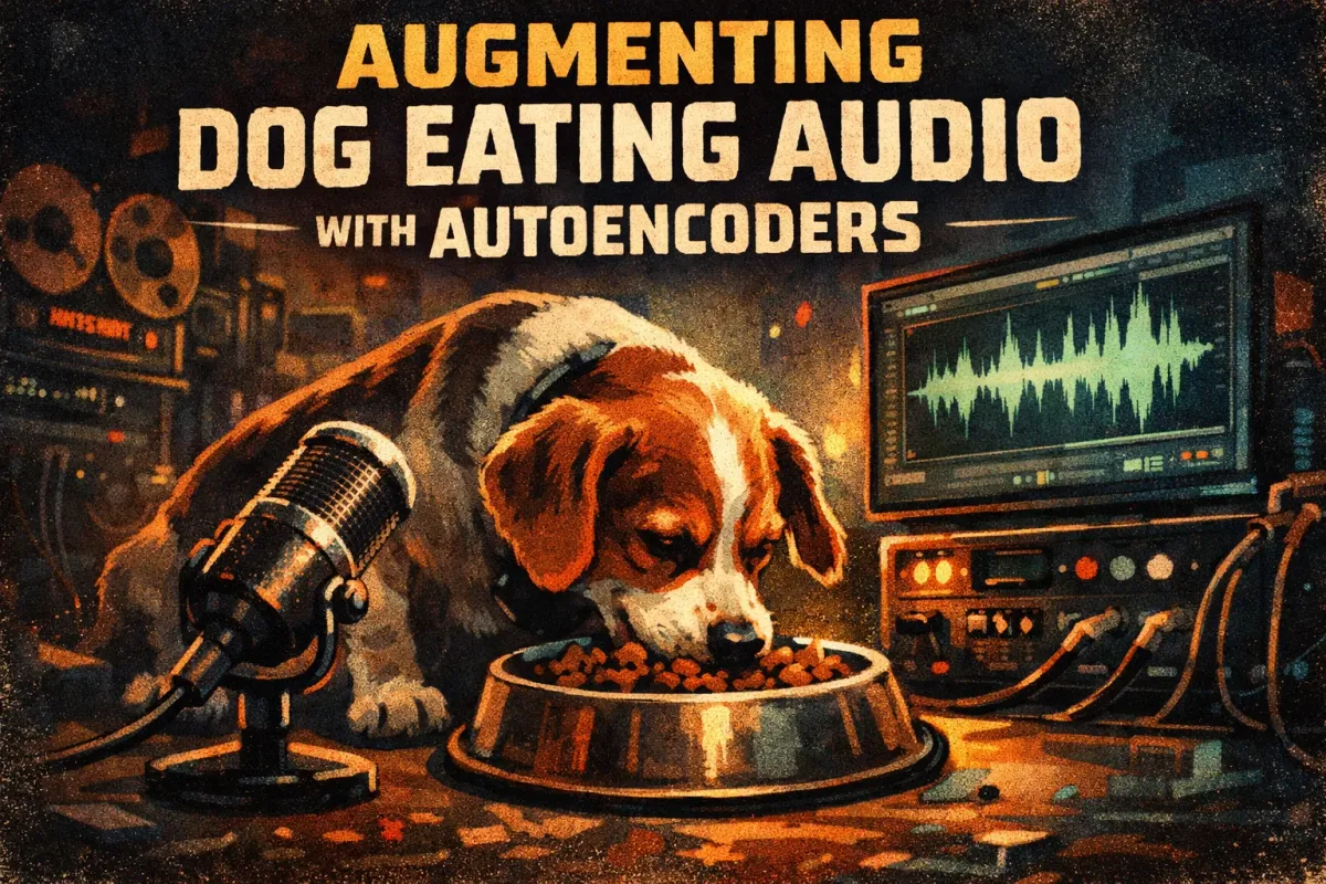 Augmenting Dog Eating Audio with Autoencoders