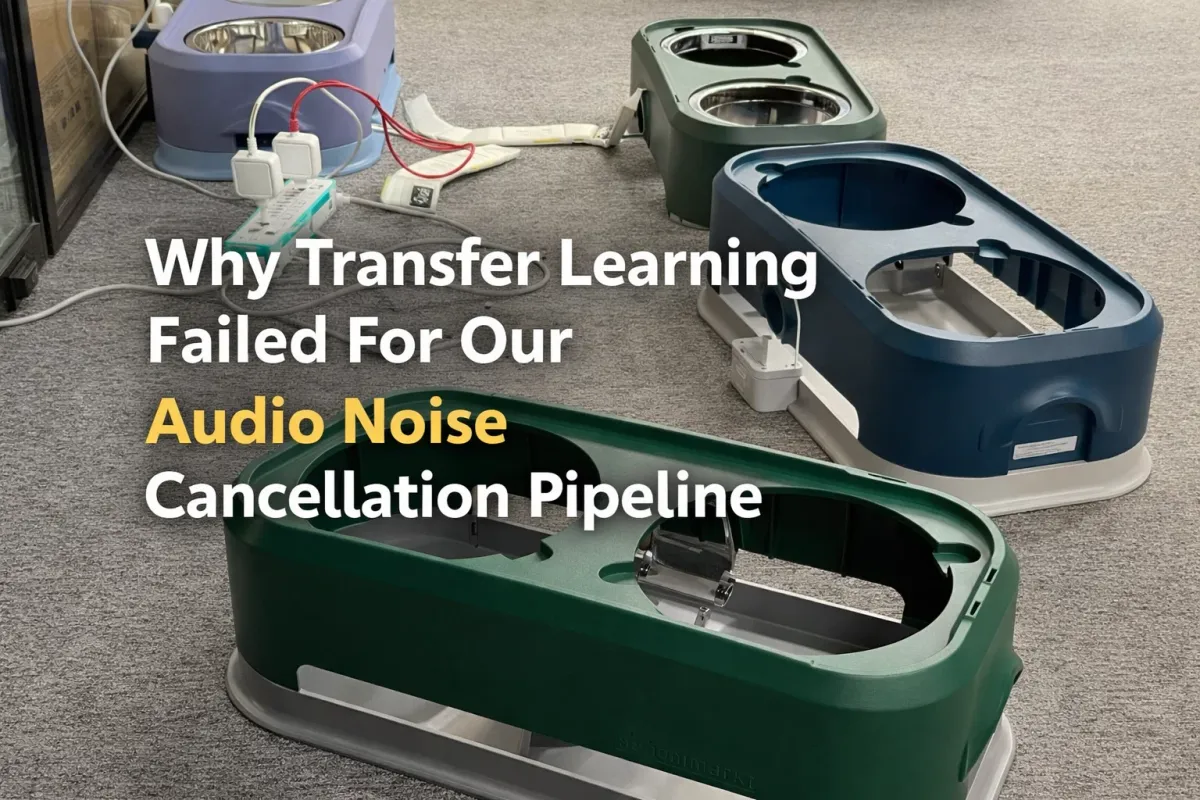 Why Transfer Learning Failed For Our Audio Noise Cancellation Pipeline