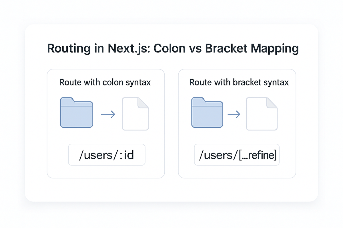 Catch-All vs. Explicit Route Mapping: Colon vs. Bracket Params Explained