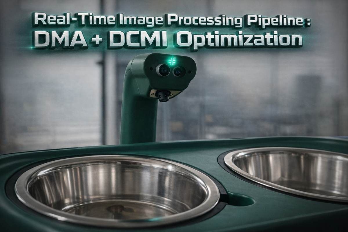 Real-Time Image Processing Pipeline : DMA + DCMI Optimization