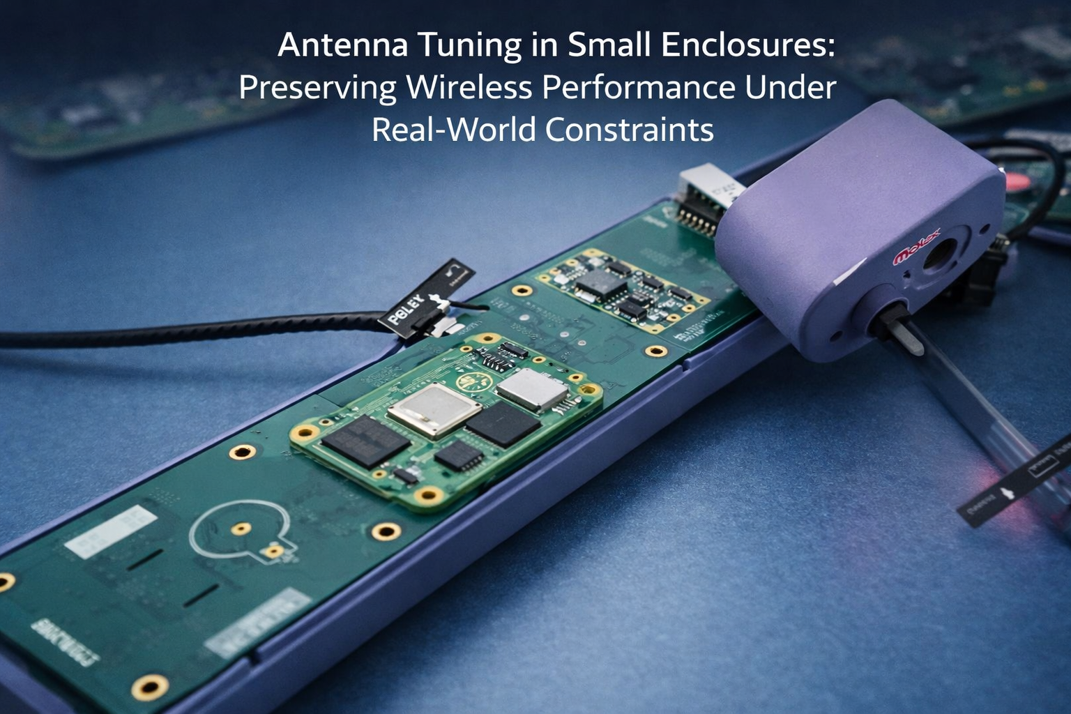 Antenna Tuning in Small Enclosures: Preserving Wireless Performance Under Real-World Constraints