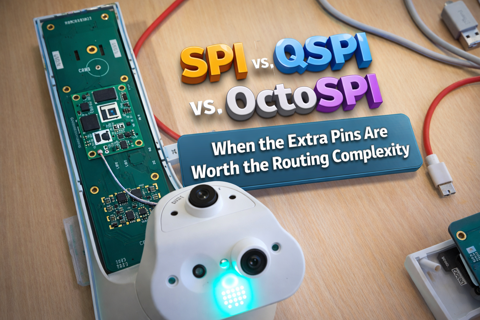 SPI vs. QSPI vs. OctoSPI: When the Extra Pins Are Worth the Routing Complexity