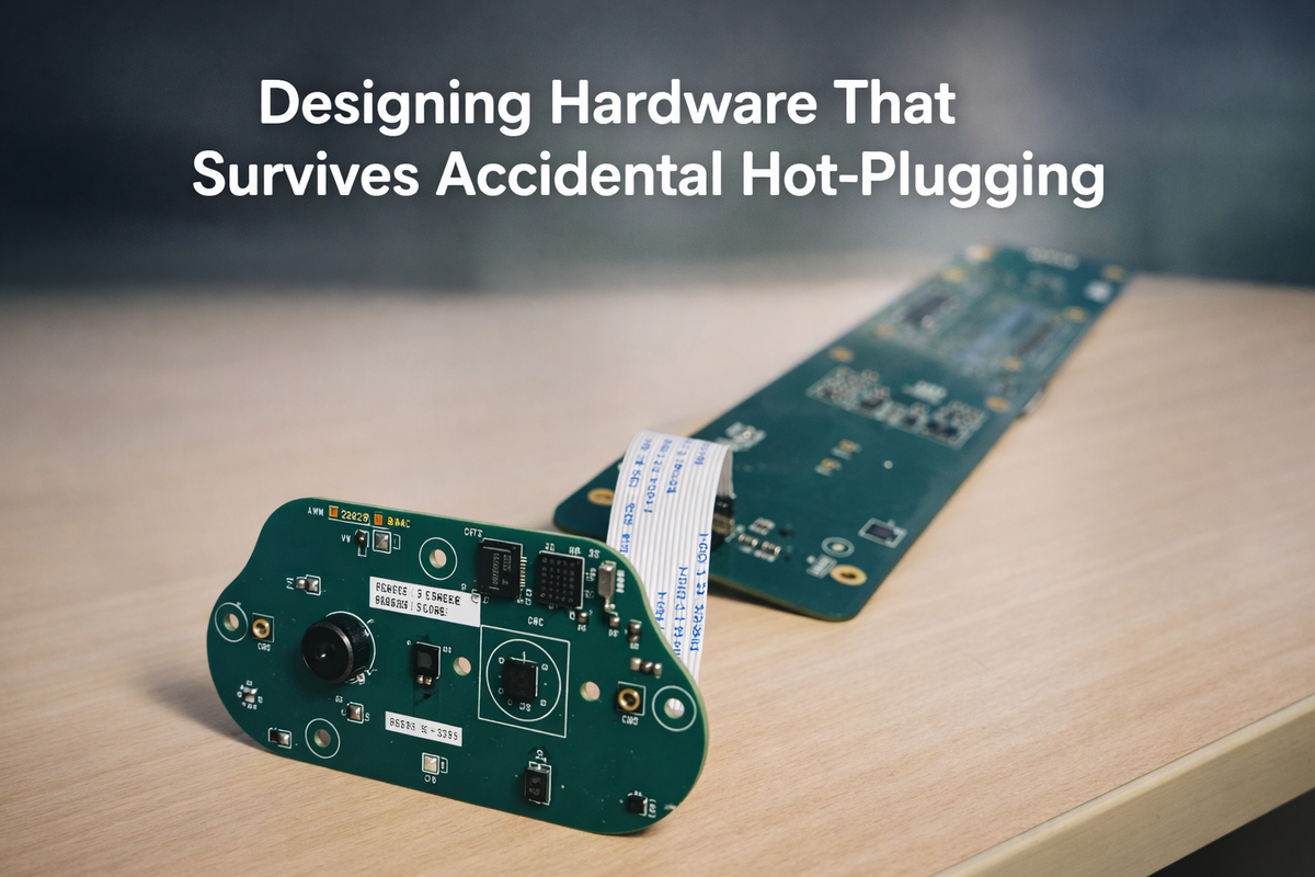 Designing Hardware That Survives Accidental Hot-Plugging