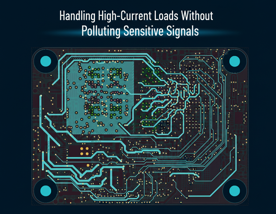 Handling High-Current Loads Without Polluting Sensitive Signals