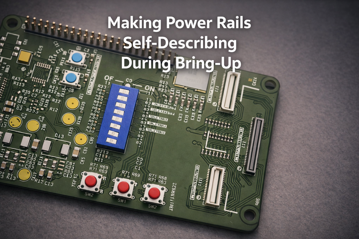 Making Power Rails Self-Describing During Bring-Up