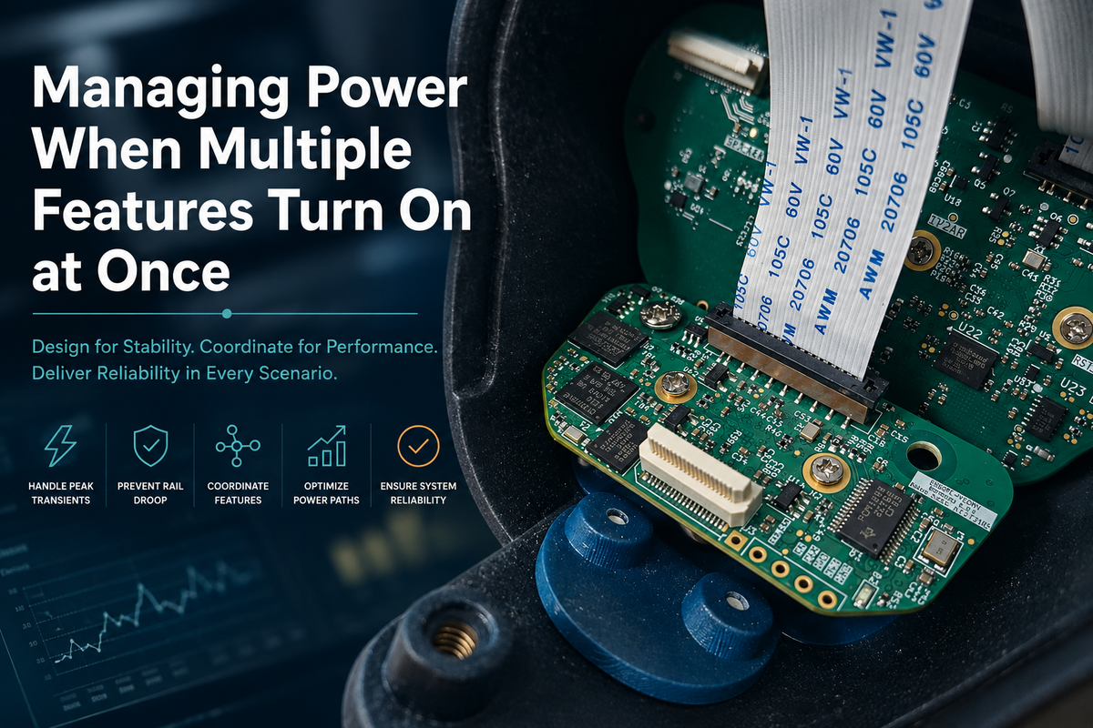 Managing Power When Multiple Features Turn On at Once