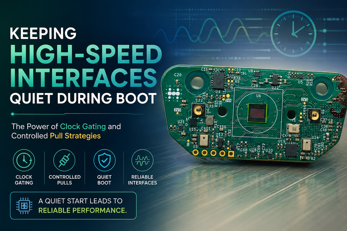 Keeping High-Speed Interfaces Quiet During Boot