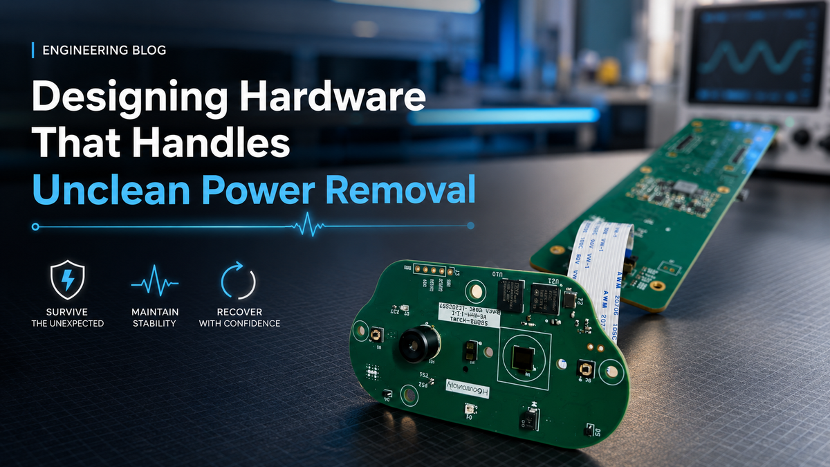 Designing Hardware That Handles Unclean Power Removal