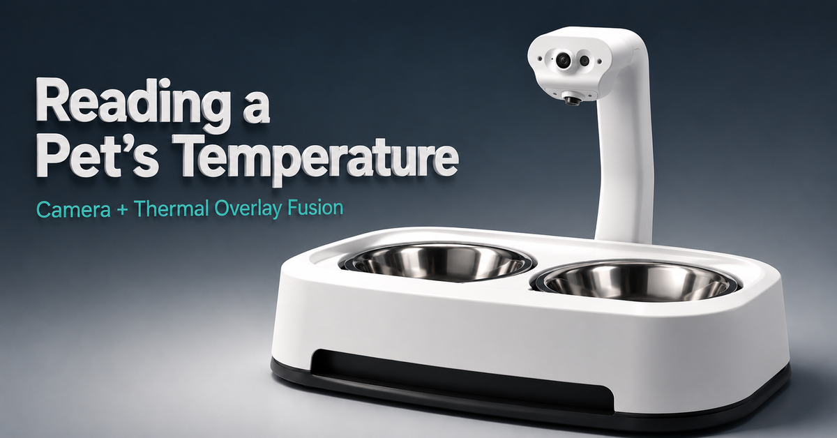 Reading a Pet's Temperature Through a Thermal Overlay