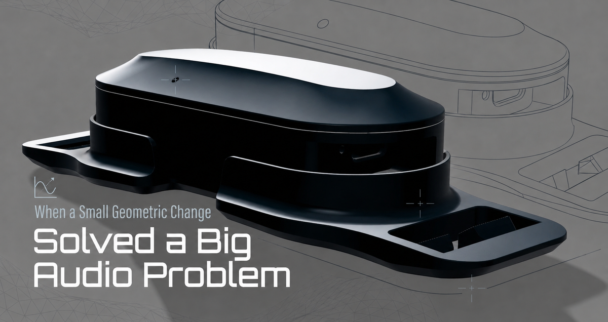 When a Small Geometric Change Solved a Big Audio Problem