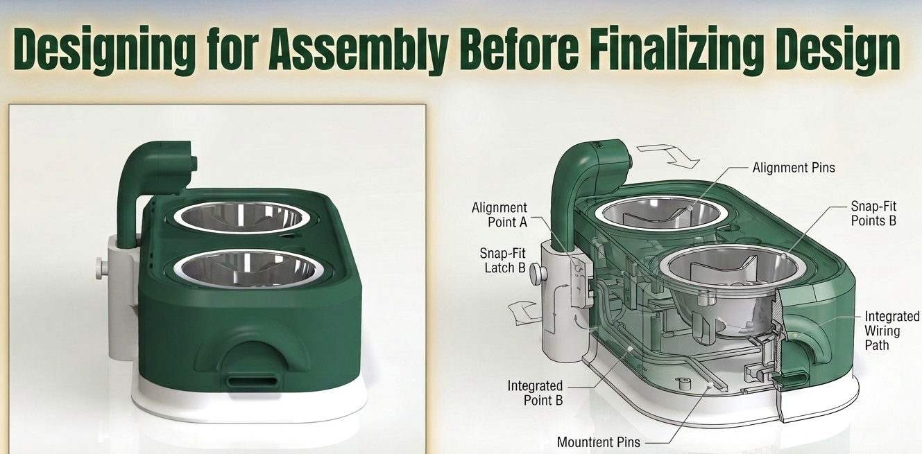 Designing for Assembly Before Finalizing Design