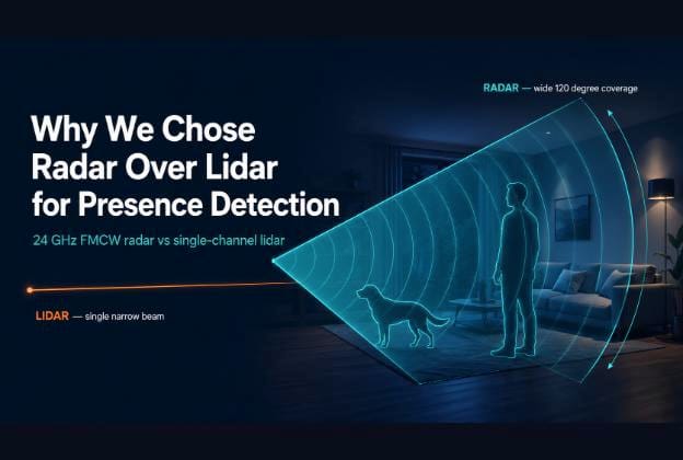 Why We Chose Radar Over Lidar for Presence Detection