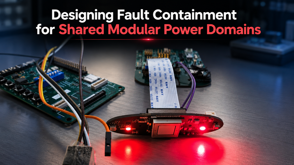 Designing Fault Containment for Shared Modular Power Domains