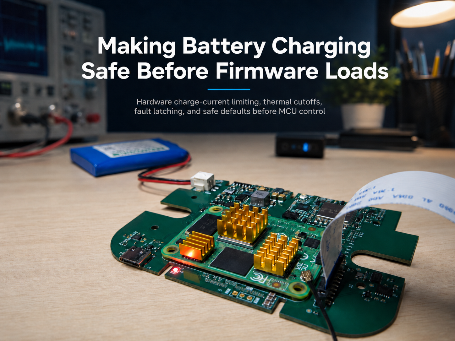 Making Battery Charging Safe Before Firmware Loads