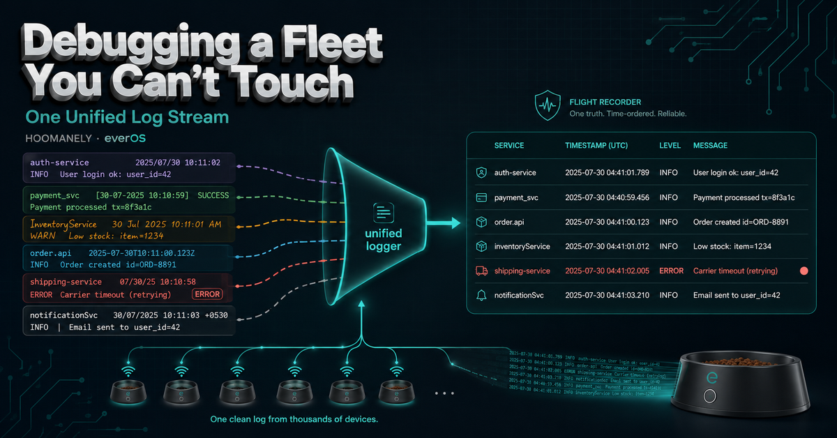 Debugging a Fleet You Can't Touch: Unified Logging
