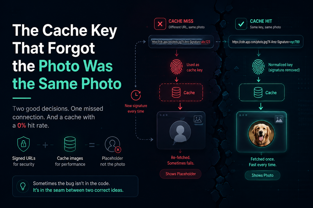 The Cache Key That Forgot the Photo Was the Same Photo