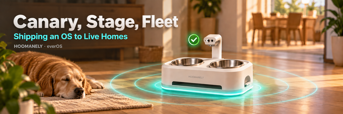 Canary, Stage, Fleet: Shipping an OS to Live Homes
