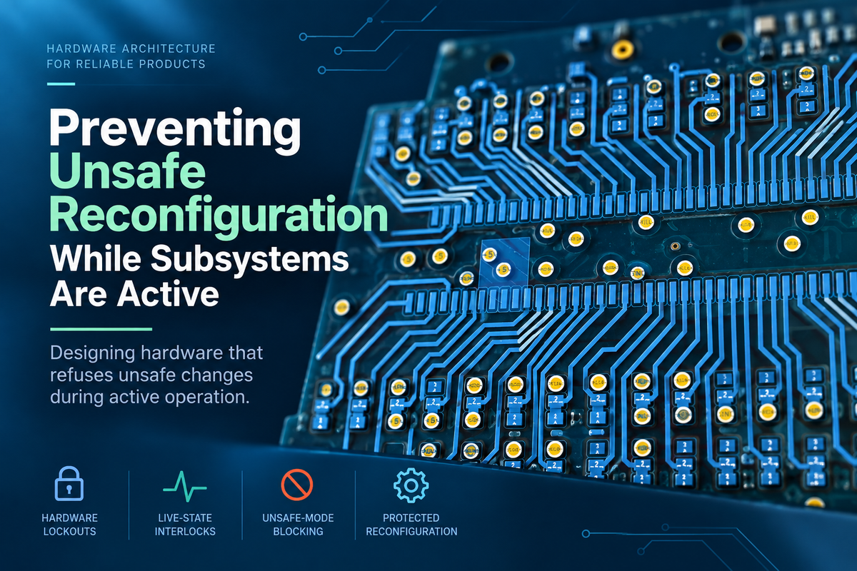 Preventing Unsafe Reconfiguration While Subsystems Are Active
