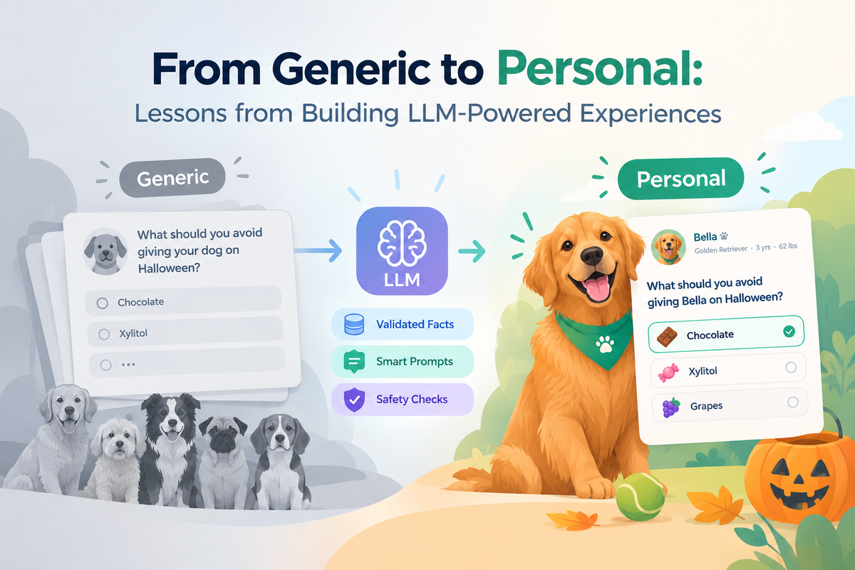 From Generic to Personal: Lessons from Building LLM-Powered Experiences