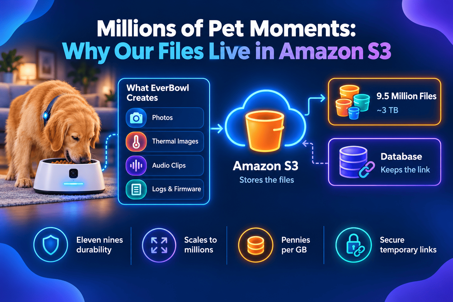 Every Bark, Bite and Bowl Visit: Why We Trust Amazon S3 With Millions of Pet Moments
