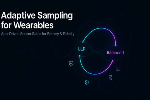 App-Driven Adaptive Sampling for Wearables