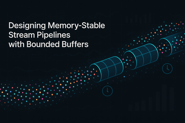 Designing Memory-Stable Stream Pipelines with Bounded Buffers