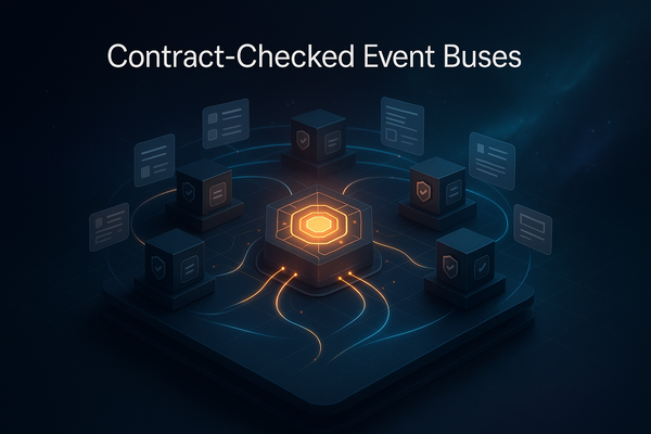 Contract-Checked Event Buses: Making Pub/Sub Safe Between Micro-Features