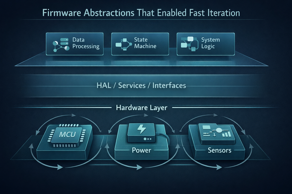 Firmware Abstractions That Enabled Fast Iteration