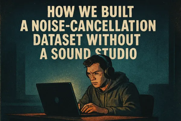 How We Built a Noise-Cancellation Dataset Without a Sound Studio