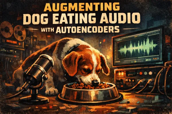 Augmenting Dog Eating Audio with Autoencoders