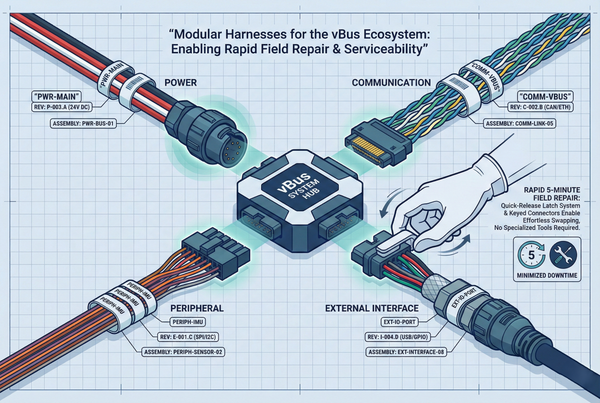 Quick-Connect Reliability: Modular Harnesses in the vBus Ecosystem
