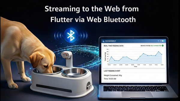 Streaming to the Web from Flutter via Web Bluetooth