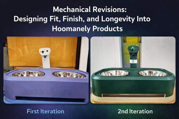 Mechanical Revisions: Designing Fit, Finish, and Longevity Into Hoomanely Products