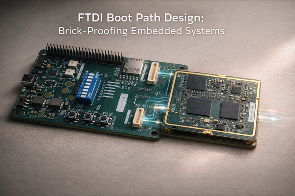 FTDI Boot Path Design: Brick-Proofing the Hardware Fleet