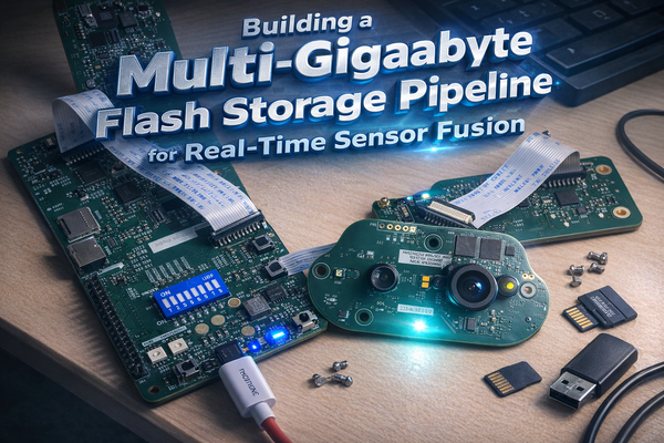 Building a Multi-Gigabyte Flash Storage Pipeline for Real-Time Sensor Fusion