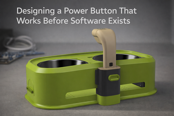 Designing a Power Button That Works Before Software Exists