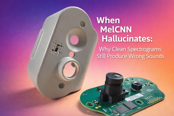 When MelCNN Hallucinates: Why Clean Spectrograms Still Produce Wrong Sounds