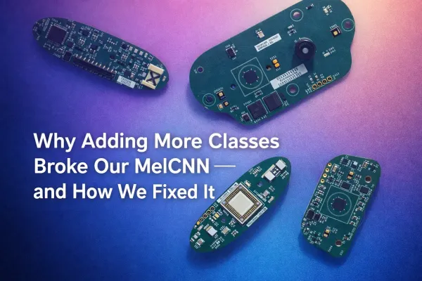 Why Adding More Classes Broke Our MelCNN - and How We Fixed It