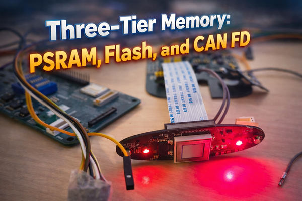 Three-Tier Memory: PSRAM, Flash, and CAN FD